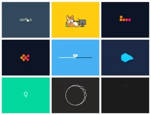 素材图片 – 网站常用的懒加载loading动态图 - 青心资源站