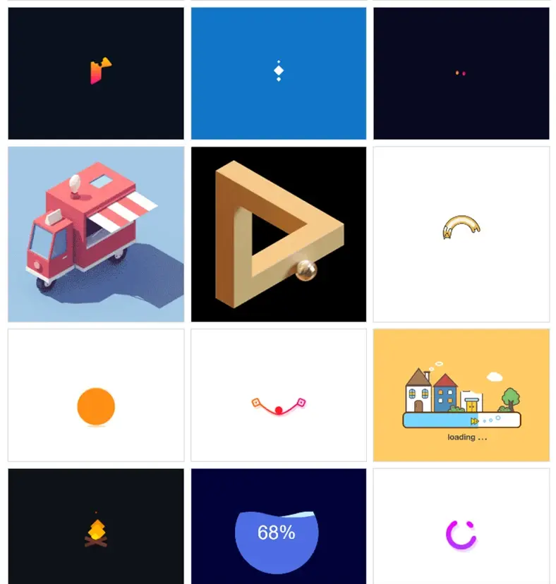 网站常用的一些懒加载loading动态图