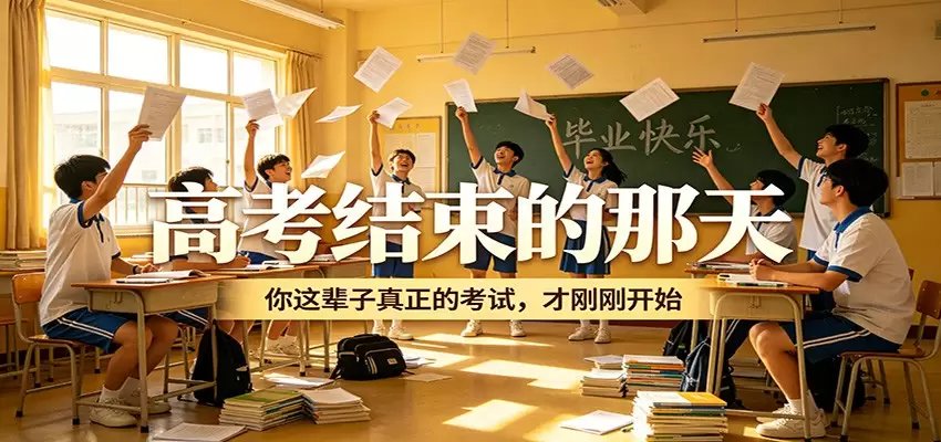公众号付费文章《高考结束的那天，你这辈子真正的考试，才刚刚开始》|青心网创站