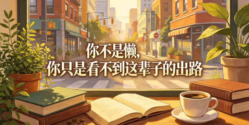付费文章：你不是懒，你只是看不到这辈子的出路|青心网创站