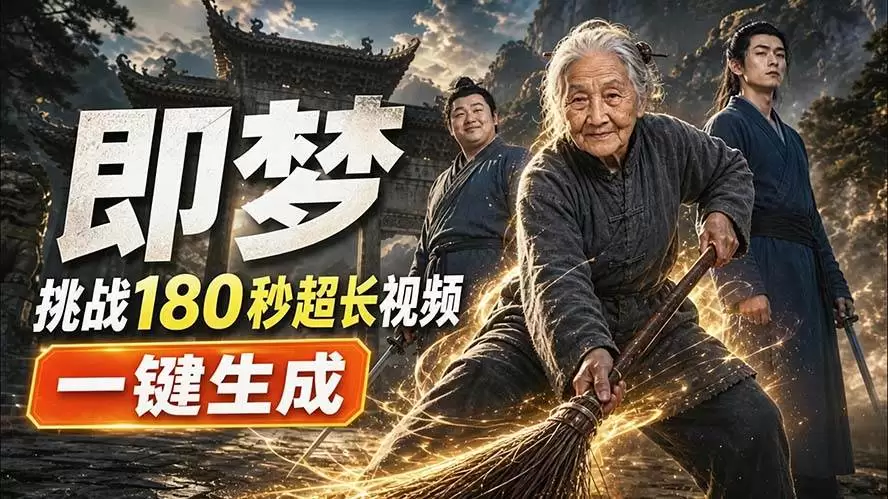 （20112期）即梦挑战180秒超长视频！一键生成3分钟电影？完整制作流程详细分享！ - 青心资源站