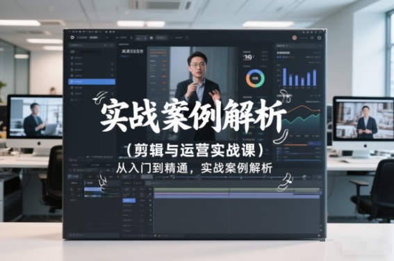 剪辑与运营实战课，从入门到精通，实战案例解析（更新2026）青心网创青心网创站