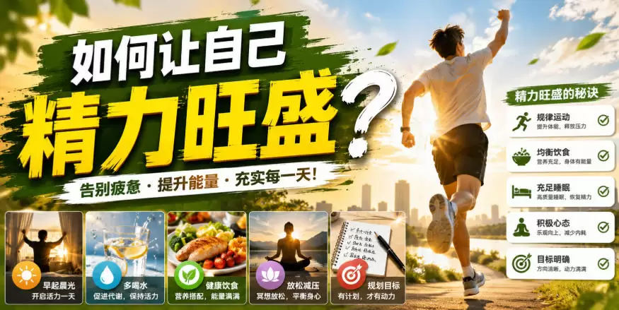 付费文章：如何让自己精力旺盛？ - 青心资源站
