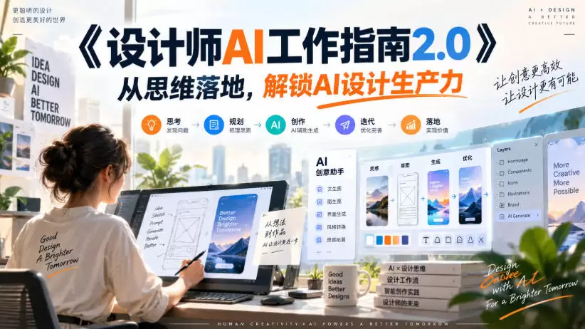 《设计师AI工作指南2.0》从思维落地-无水印，解锁AI设计生产力 - 青心资源站
