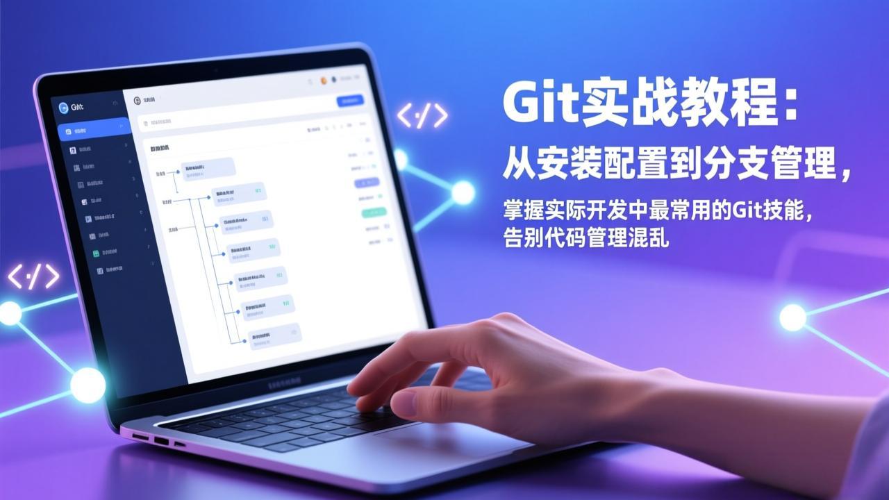 Git实战教程:从安装配置到分支管理,掌握实际开发中最常用的Git技能,告别代码管理混乱青心网创青心网创站