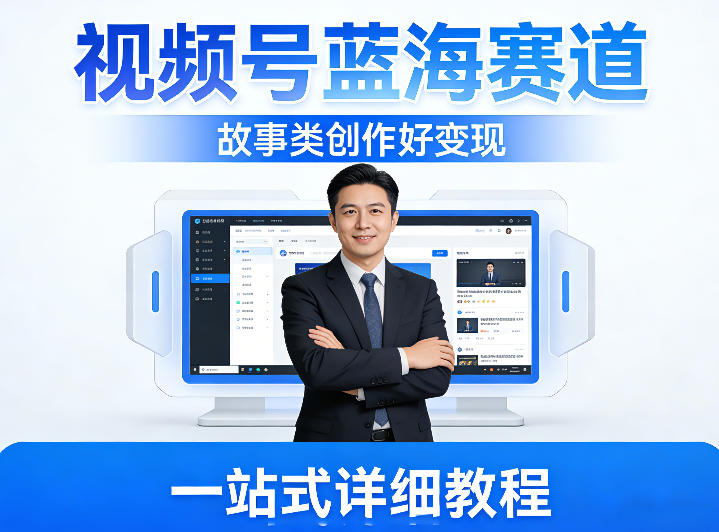 视频号蓝海赛道，故事类创作好变现，一站式详细教程青心网创青心网创站
