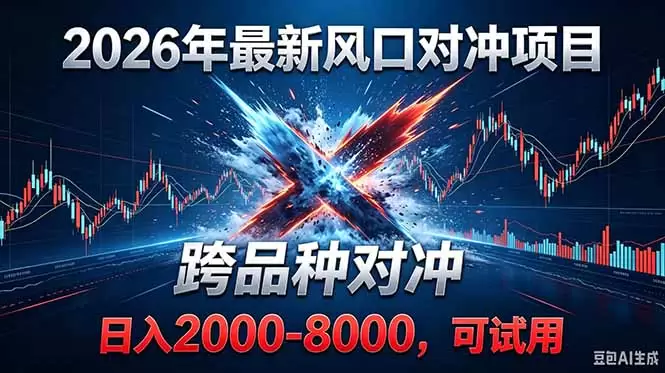 2026创业新风口！最新对冲！跨品种对冲！日收益2000-6000+|青心网创站