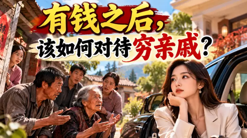 某公众号付费文章：有钱之后，该如何对待穷亲戚？ - 青心资源站