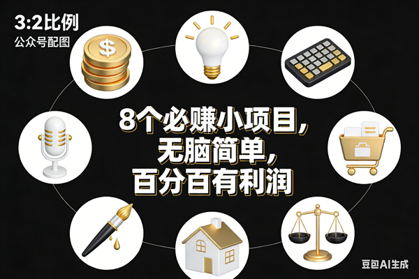 （17101期）8个必赚小项目，无脑简单，百分百有利润，副业首选，日入300+青心网创青心网创站