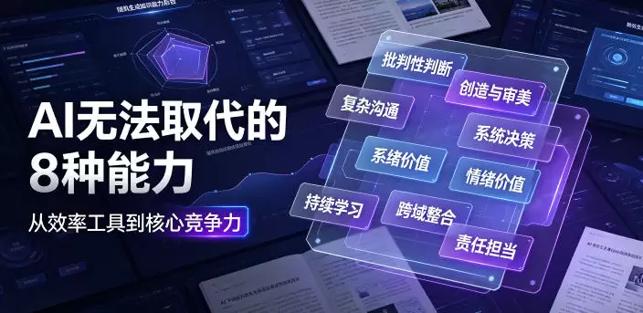 付费文章：AI无法取代的8种能力|青心网创站