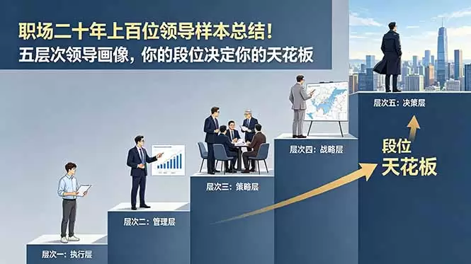 付费文章：职场二十年上百位领导样本总结！五层次领导画像，你的段位决定你的天花板|青心网创站