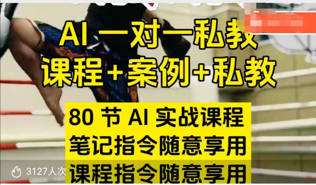 AI指令实战课，课程+案例，80节AI实战课程，笔记指令随意享用，课程指令随意享用(更新26年3月)青心网创青心网创站