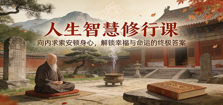 人生智慧修行课：向内求索安顿身心，解锁幸福与命运的终极答案-青心网创站