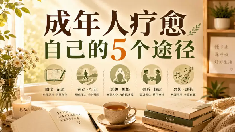 付费文章：成年人疗愈自己的5个途径|青心网创站