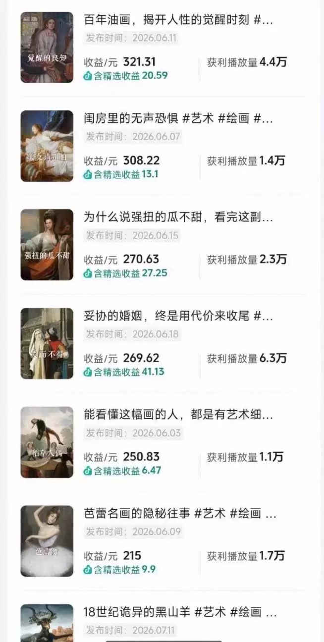 油画解说教学-398众筹来的技术：选题×对标×素材×文案×配音×剪辑×2天开精选×7天通9项权益|青心网创站