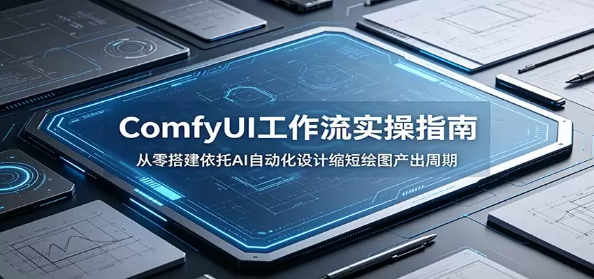 ComfyUI 工作流实操指南：从零搭建依托AI自动化设计缩短绘图产出周期|青心网创站