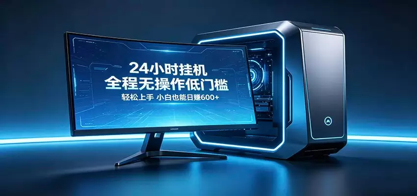 三角洲自动跑刀，纯自动挂机项目，零基础小白躺赚无忧|青心网创站