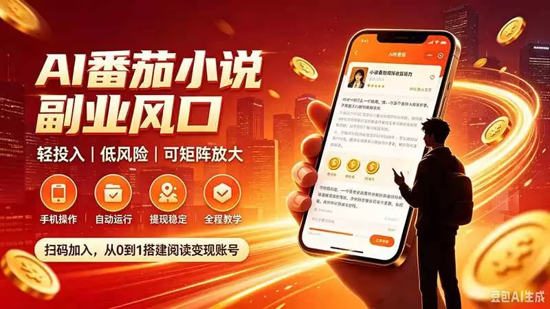 （20277期）AI番茄全自动挂机｜24小时躺赚副业，轻投入|低风险|可矩阵放大 - 青心资源站
