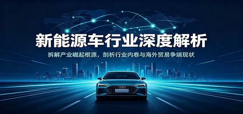 新能源车行业深度解析：拆解产业崛起根源，剖析行业内卷与海外贸易争端现状|青心网创站