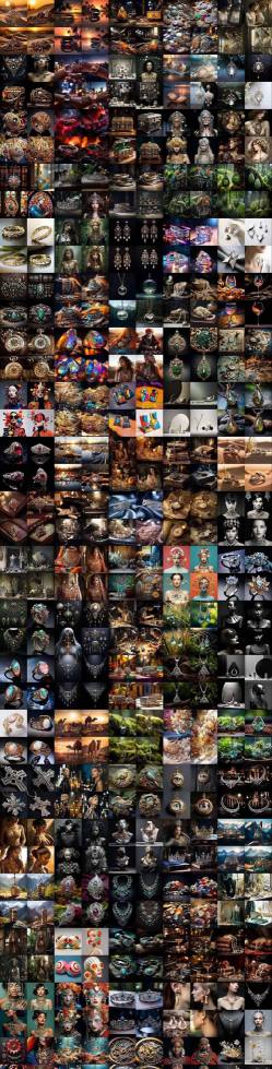 460+专业Midjourney珠宝摄影AI提示词戒指,项链-耳环-手链-宝石等,立即开始创作珠宝艺术青心网创青心网创站