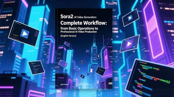 （16758期）Sora2 AI视频生成的系统教程（英文版）：从基础操作到专业级AI视频制作的完整工作流-青心网创站