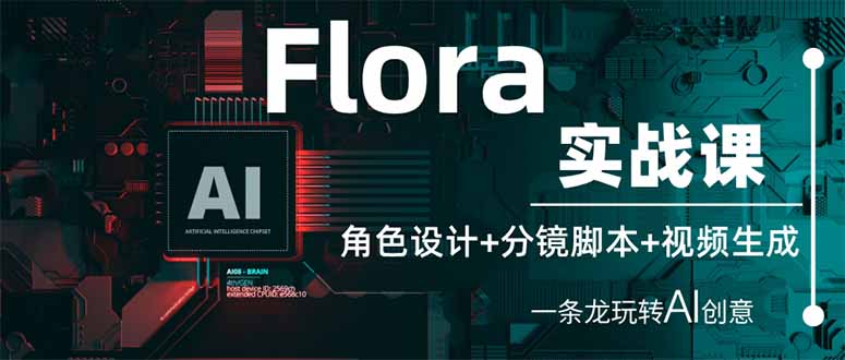 （14225期）Flora实战课：角色设计+分镜脚本+视频生成，一条龙玩转AI创意-青心网创站