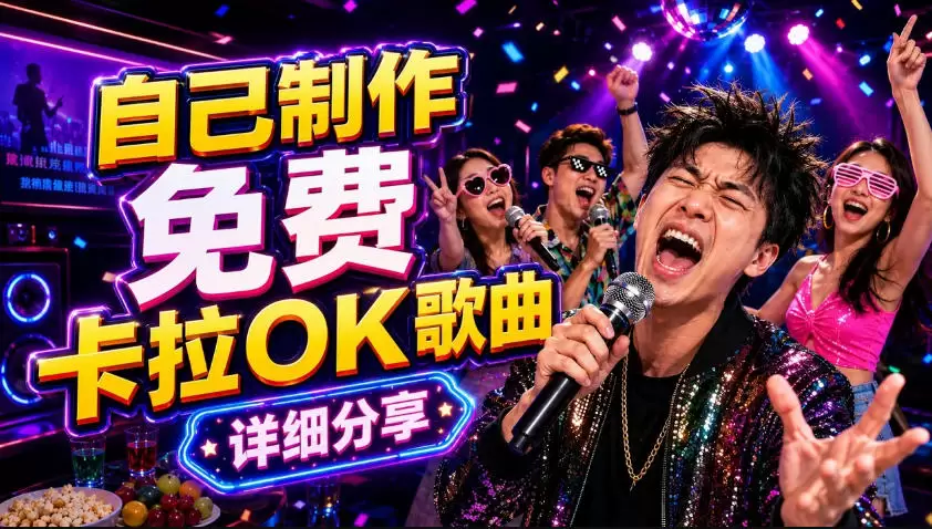 零基础AI制作免费卡拉OK视频教程，从歌曲生成、音轨分离到字幕制作、视频导出，手把手教学|青心网创站
