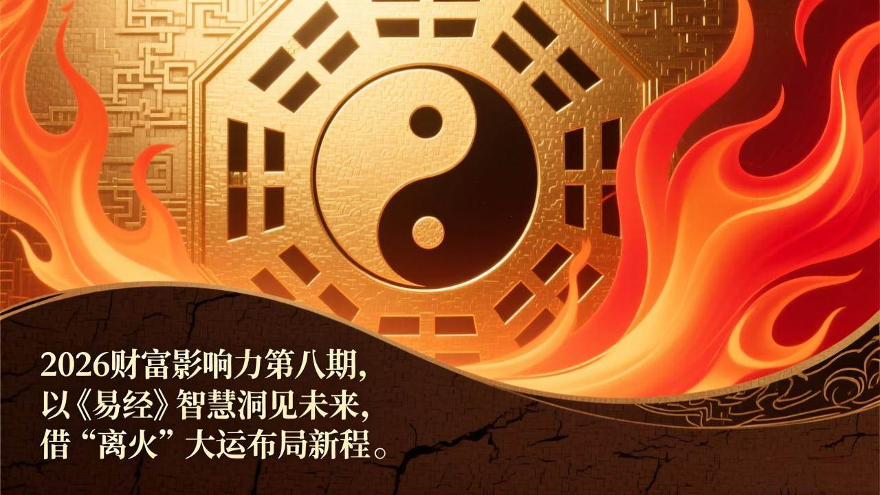 （17418期）2026财富影响力第八期，以《易经》智慧洞见未来，借“离火”大运布局新程青心网创青心网创站
