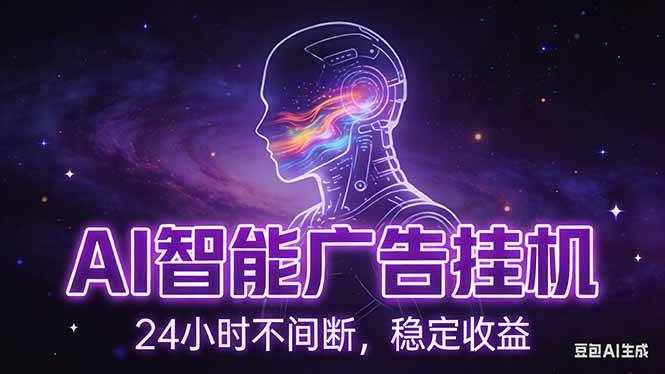 （17109期）AI智能广告挂机项目，全自动化运行，电脑项目，无配置要求，单机150+收益，新手小白可速上手…青心网创青心网创站