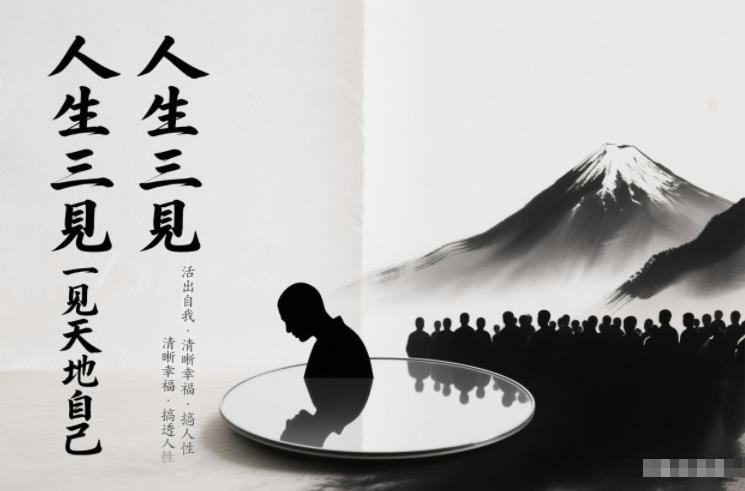 人生三见一见天地见众生见自己,活出自我拥有清晰幸福人生,搞透人性-青心网创站