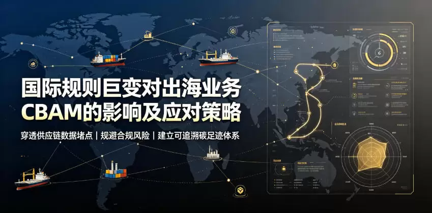 国际规则巨变对出海业务CBAM的影响及应对策略，帮助企业穿透供应链数据堵点，规避合规风险|青心网创站