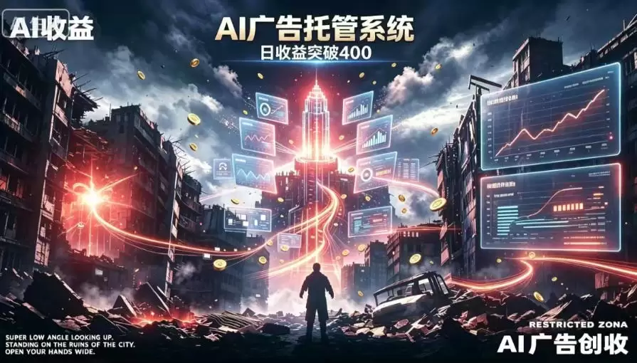 AI智能广告，全自动化运行，单日可达400+，小白新手0基础上手【揭秘】|青心网创站