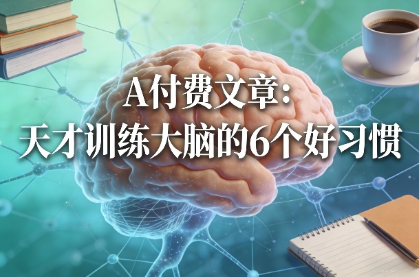 付费文章：天才训练大脑的6个好习惯青心网创青心网创站