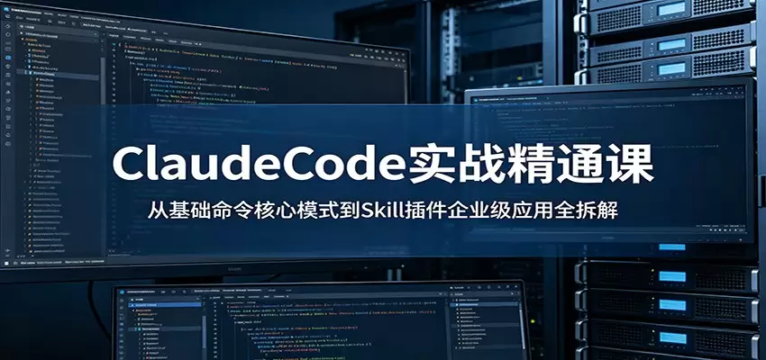 ClaudeCode实战精通课：从基础命令核心模式到Skill插件企业级应用全拆解|青心网创站