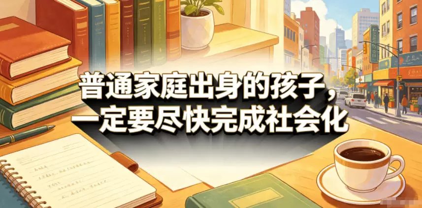 付费文章：普通家庭出身的孩子，一定要尽快完成社会化|青心网创站