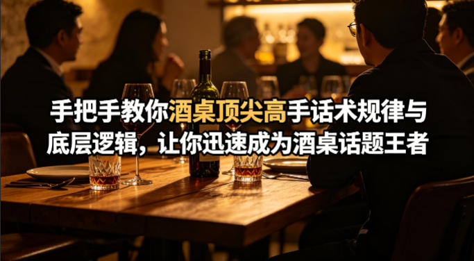 付费文章:手把手教你酒桌顶尖高手话术规律与底层逻辑,让你迅速成为酒桌话题王者(二十年全网独家经验分享)|青心网创站