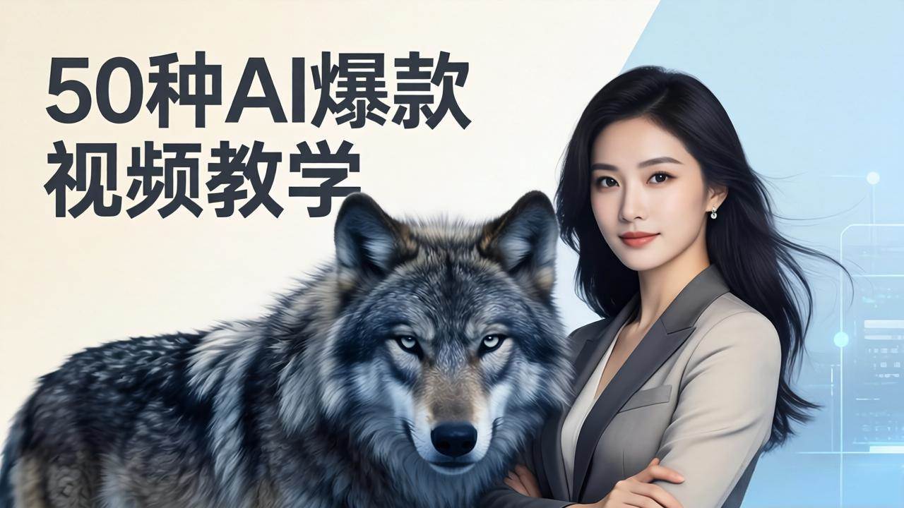 （17815期）50种AI爆款视频教学：影视级古诗词+治愈萌宠+山海经蛟龙，高阶宝典商业落地|青心网创站
