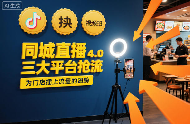 同城直播实操班4.0，三大平台抢流，为门店插上流量的翅膀-青心网创站