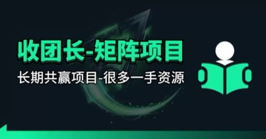 【团长合作】视频矩阵项目_招发手矩阵+剪辑师,共赢项目【揭秘】