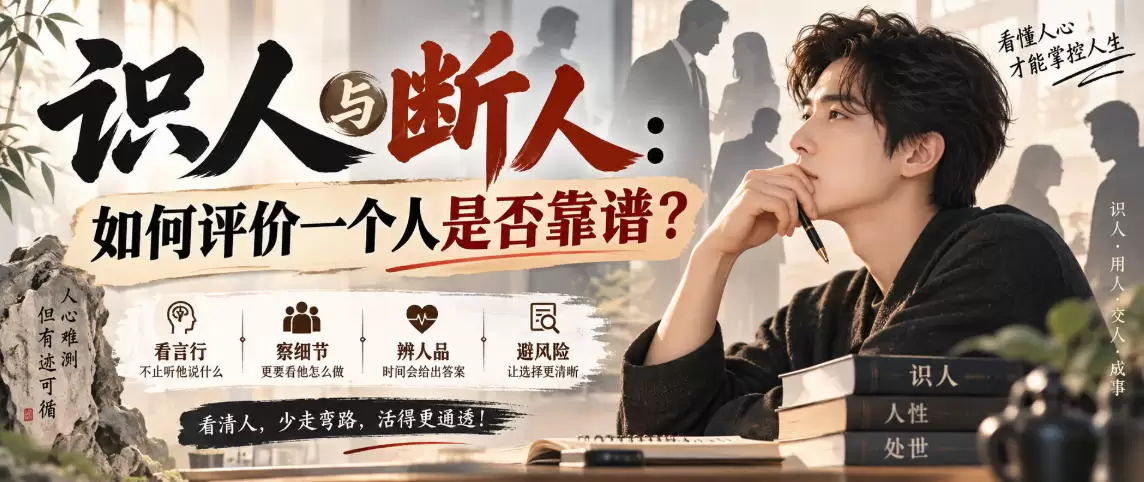 付费文章：识人与断人：如何评价一个人是否靠谱？ - 青心资源站