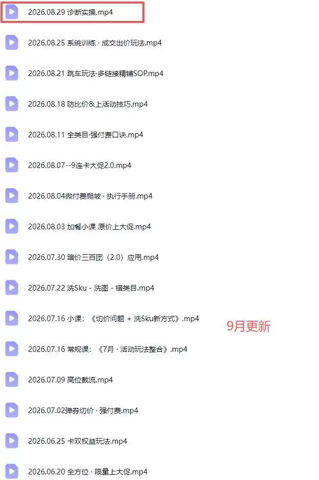 （20158期）拼多多实战特训营(更新26年0831)：不管是新手入门或老商家冲量，都有实操方法，跟着学，少走弯路 - 青心资源站