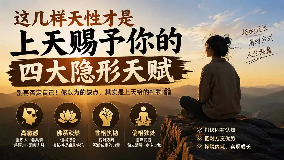 付费文章：这几样天性才是上天赐予你的四大隐形天赋|青心网创站