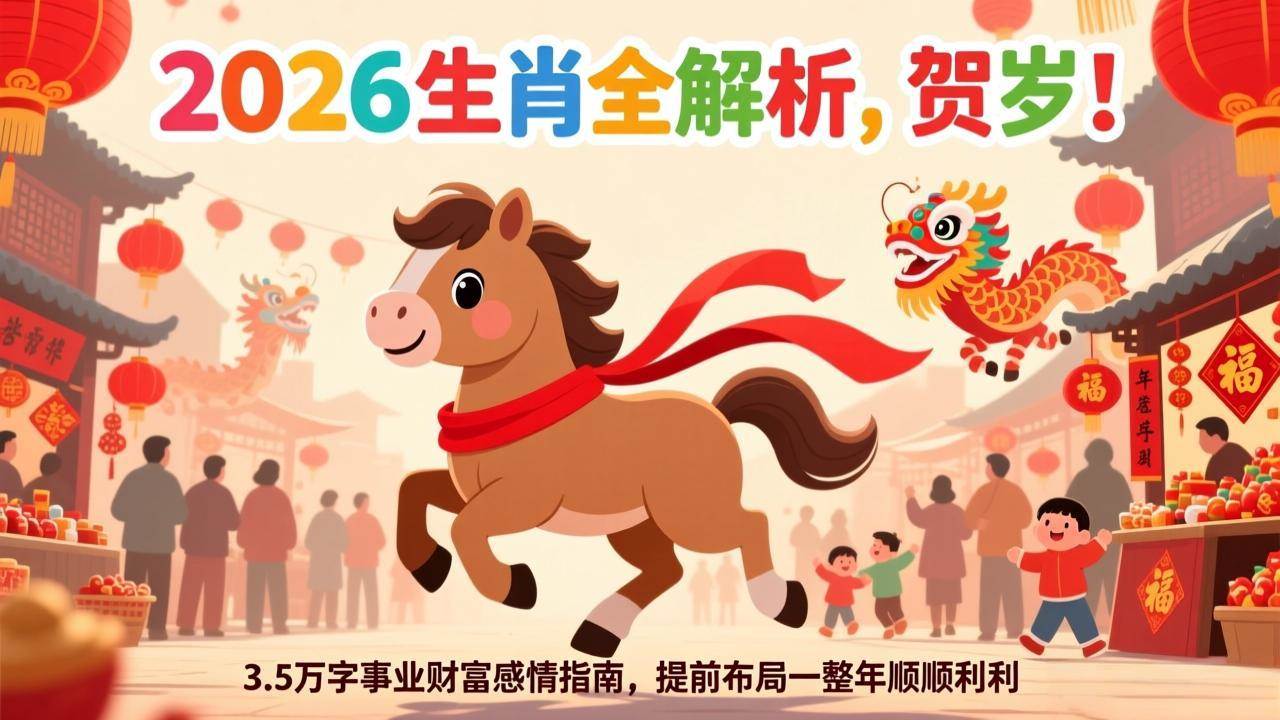 （17428期）付费文章：贺岁！2026生肖全解析，3.5万字事业财富感情指南，提前布局一整年顺顺利利青心网创青心网创站
