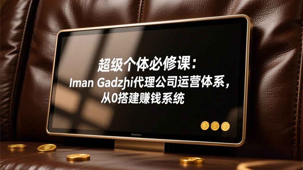 （17525期）超级个体必修课：Iman Gadzhi代理公司运营体系，从0搭建赚钱系统青心网创青心网创站