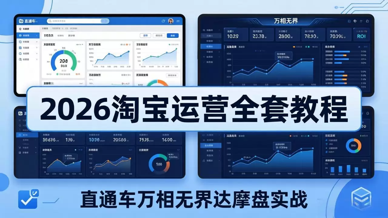 2026淘宝运营全套教程(更新7月|青心网创站