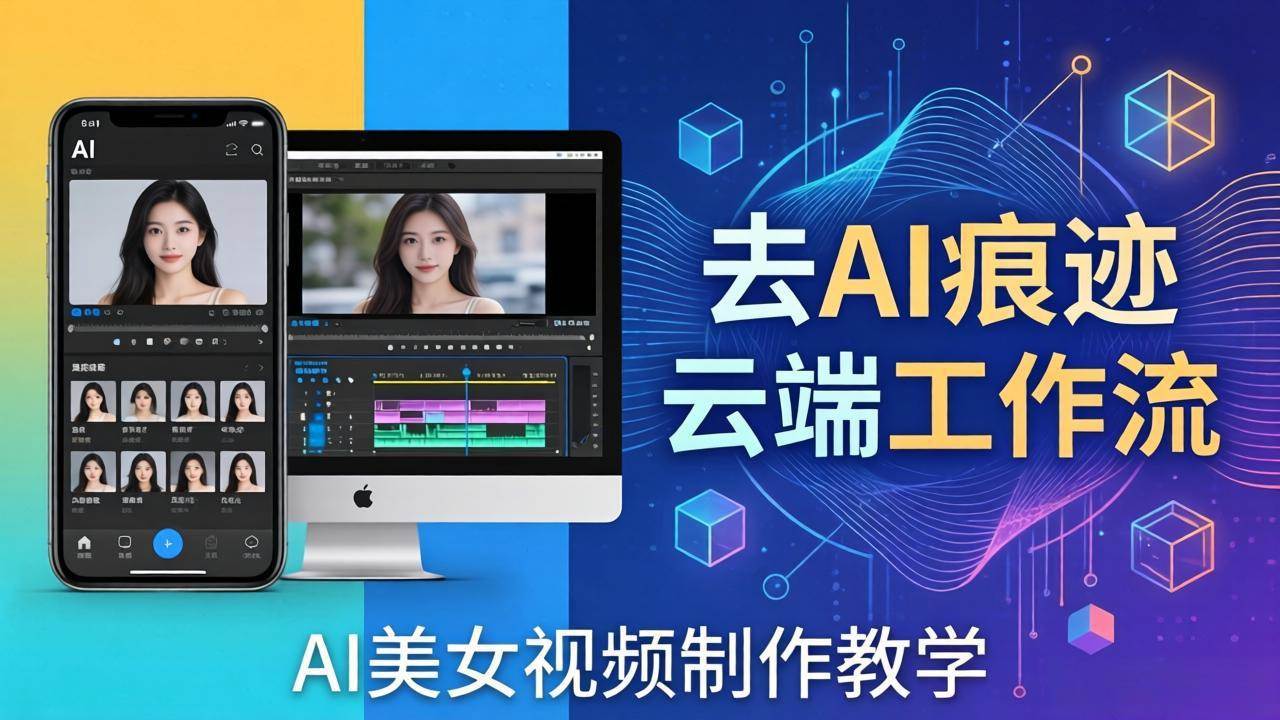 (17928期)AI美女视频制作教学:去AI痕迹,云端工作流出图,手机电脑均可,不需要配置 (17928期)AI美女视频制作教学:去AI痕迹,云端工作流出图,手机电脑均可,不需要配置