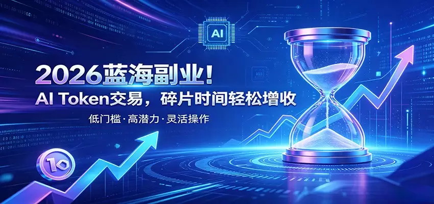 AI Token算力赛道！普通人可入局的数字副业，零门槛快速起步|青心网创站