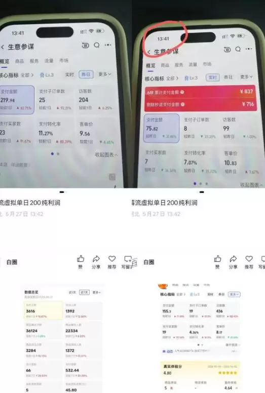 薅流虚拟2.0陪跑课,0成本AI流程化操作,淘宝+闲鱼同步玩法,上一次货两个平台有收益,单店每天200纯利润