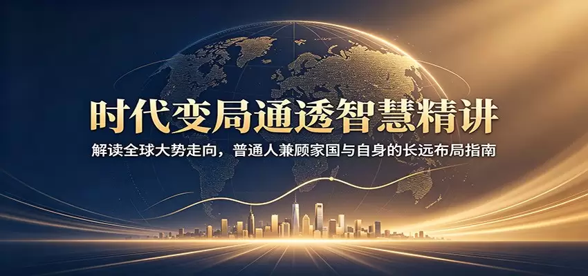 时代变局通透智慧精讲：解读全球大势走向，普通人兼顾家国与自身的长远布局指南|青心网创站