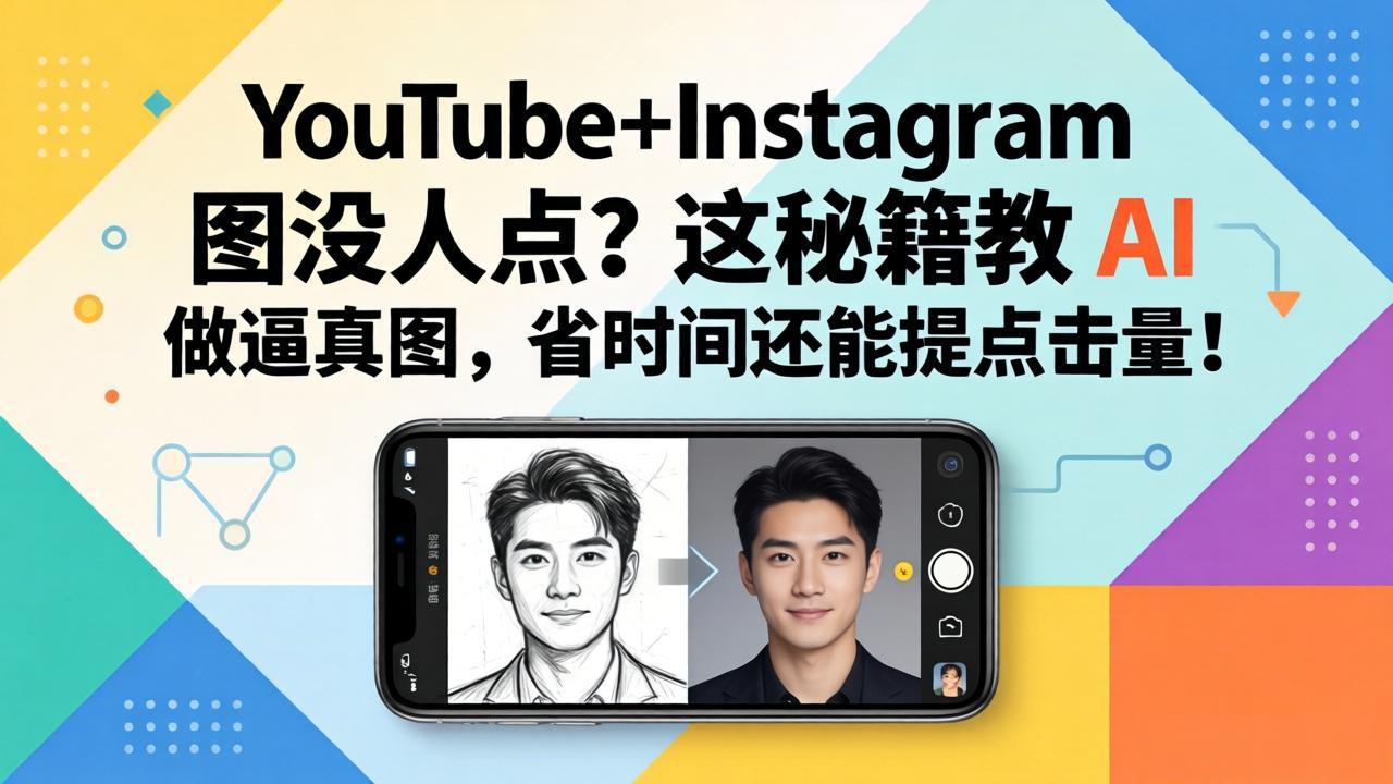 YouTube+Instagram图没人点?这秘籍教 AI 做逼真图,省时间还能提点击量|青心网创站